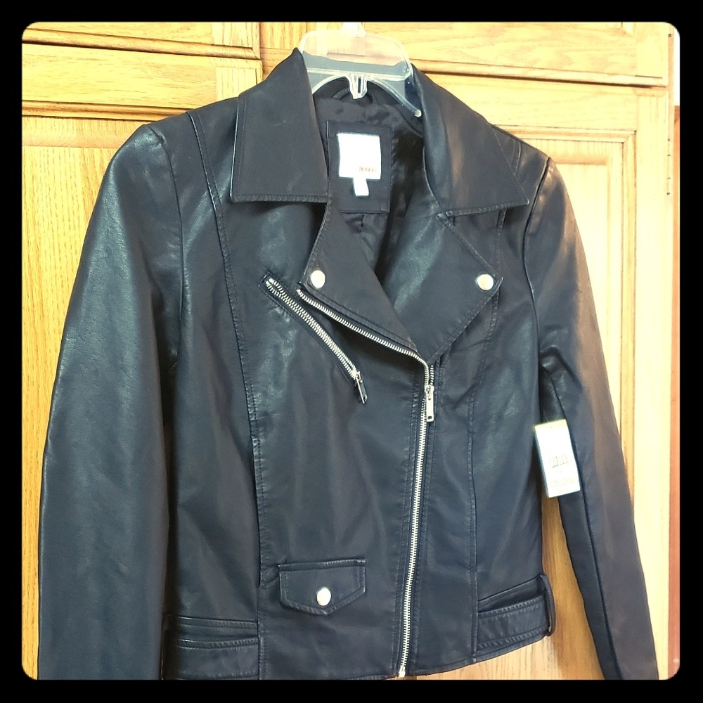 Women's Moto faux leather jacket